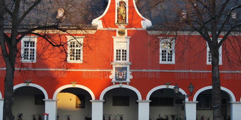 Außenansicht des Rathauses der Stadt Soest.
