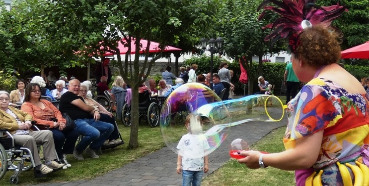 Viel Besuch beim Sommerfest